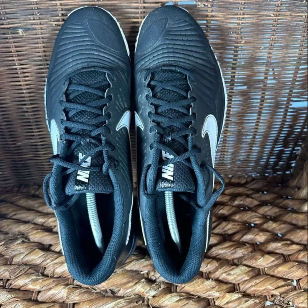 Nike Mens Alpha Huarache Varsity 3 Turf‎ Black Sz 14